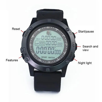Soccer Referee Stop Watch Team Sports Stopwatch Wrist Water Resistant Luminous Countdown Stopwatch For Sports