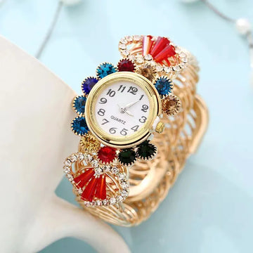 New Fashion Top Watches For Woman Big Vintage Casual Quartz Watch Ladies Stainless Steel Bracelet Watches For Gifts Reloj Mujer